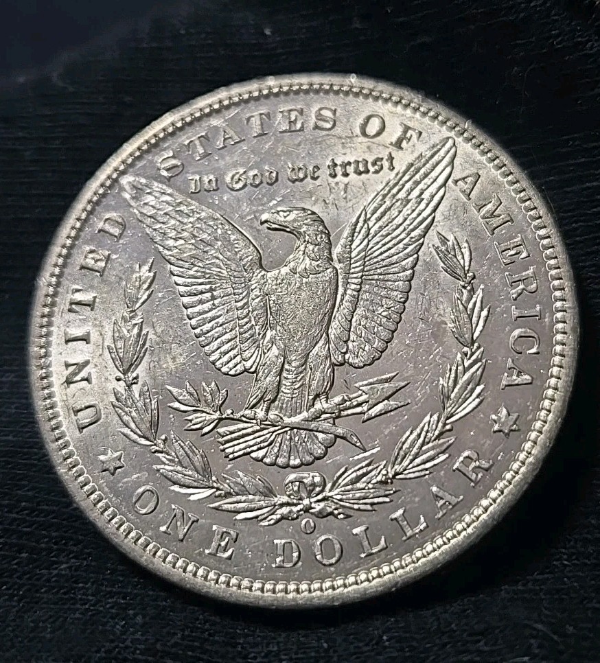 1896 O MORGAN SILVER DOLLAR - AU+++