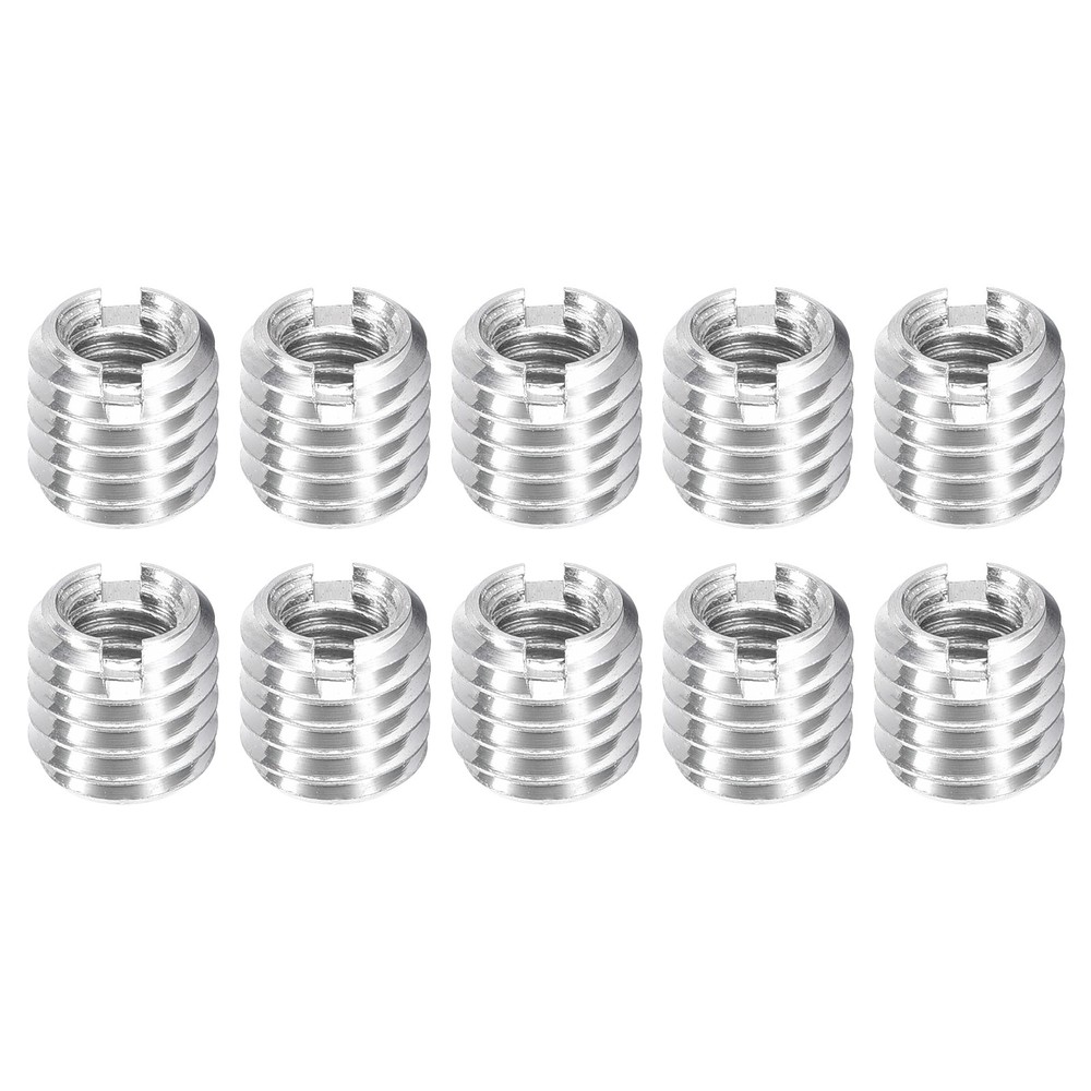 10Pcs Threaded Inserts, M4-0.7x6 & M6-1x6 Thread Repair Insert