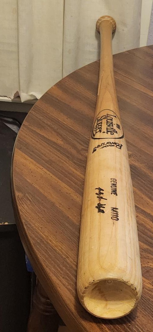 Pittsburgh Pirates ANDY VAN SLYKE Game Used 1990 Rare 1 Year Model M110 Bat