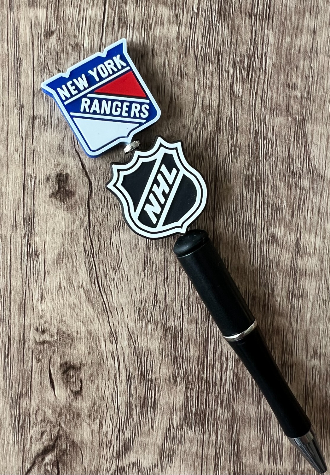 Handmade beaded pens. Hockey. Collect, gifts, gift basket filler, party