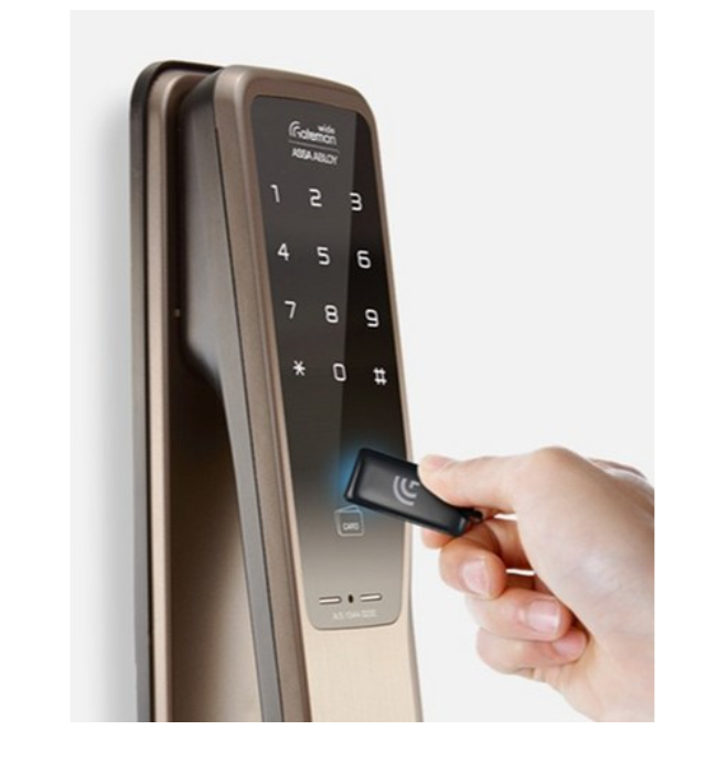Gateman Digital Door Lock Dandy+ Push-Pull With Handle Key Tag 4 Key Cards
