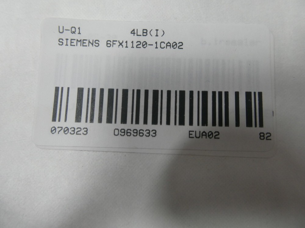 Siemens 6FX1120-1CA02 Rack Chassis Module