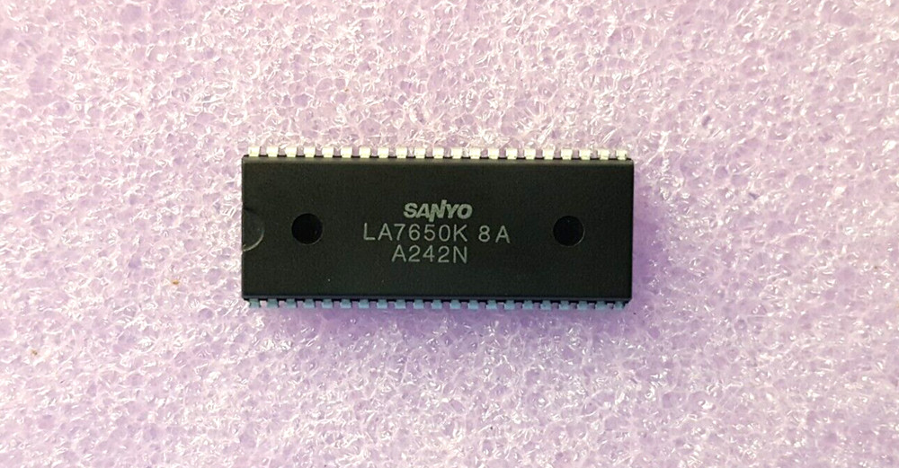 PROCESSOR,LA7650K, SANYO, PDIP42