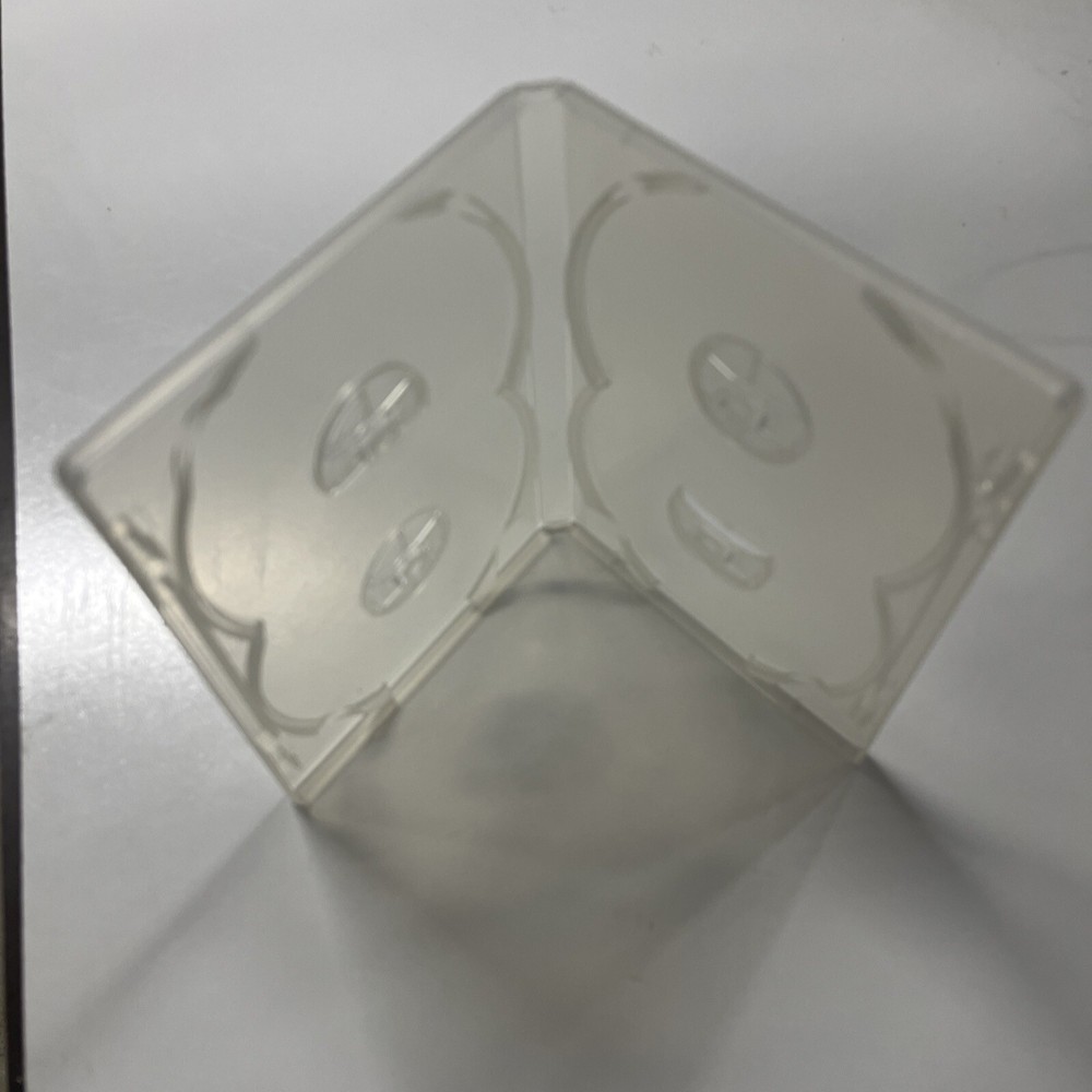 DVD Case - 4 Disc - Clear - Brand New Replacement