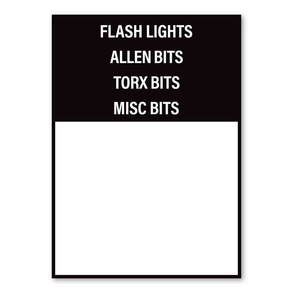 Toolbox Label Magnet