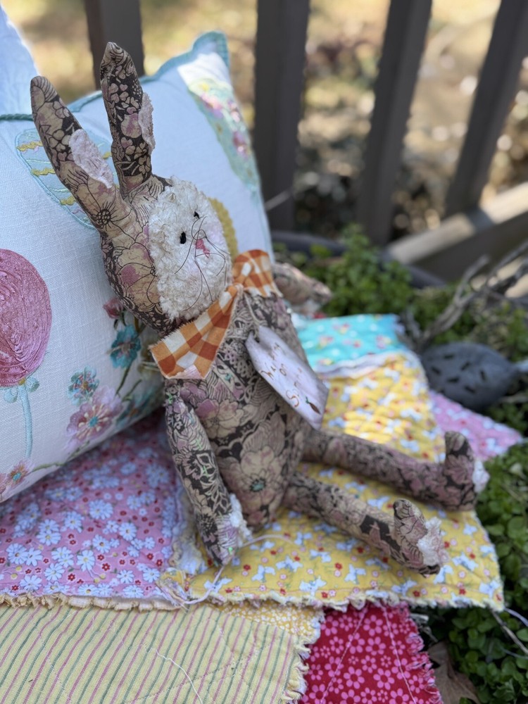 handmade bunny rabbit doll