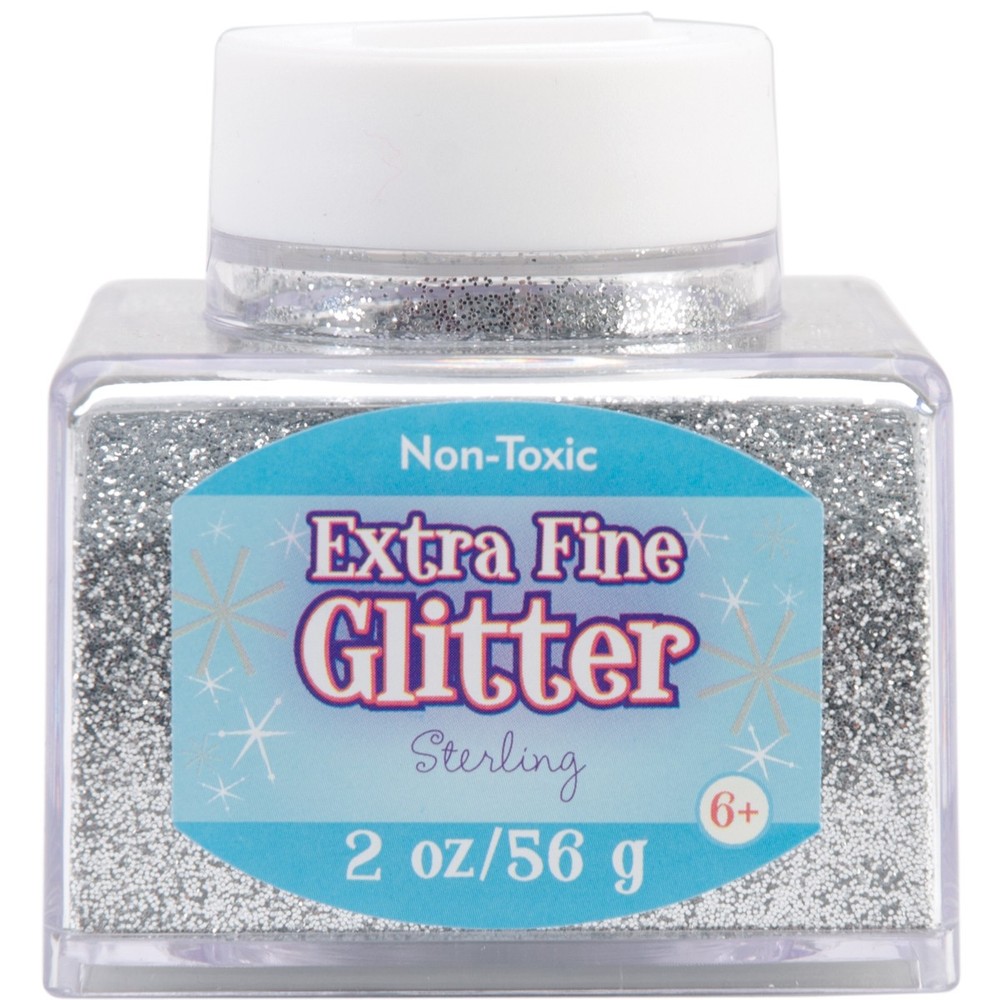 Sulyn Extra Fine Glitter 2oz-Sterling - 4 Pack