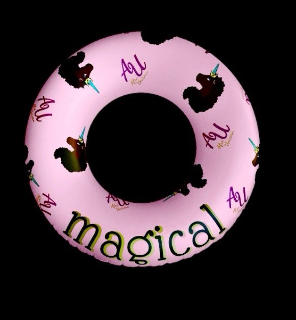 Unicorn Jumbo Pool Float Rings 39” Diameter Model: Magical