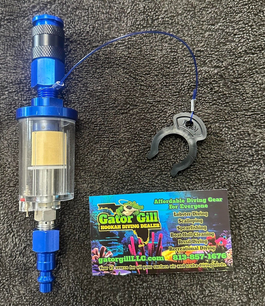 Filtration kit for Hookah diving Complete with quick connects NO TOOLS NEEDED