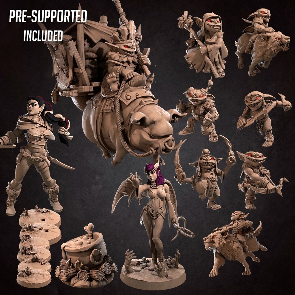 Bite the Bullet Fantasy Miniature Bundle Goblins Galore
