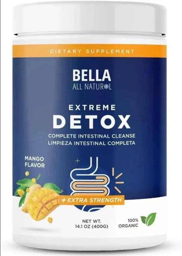 Bella All Natural Detox Powder Mango