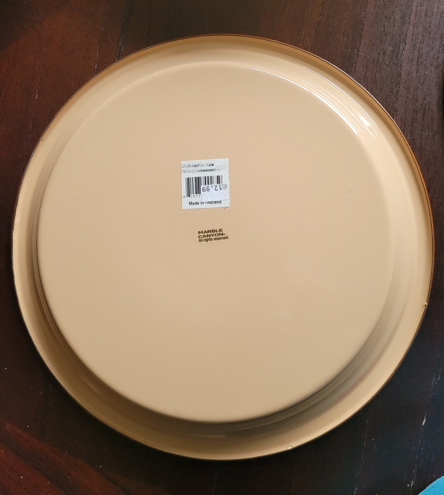 Marble Canyon Moose Enamelware Large Platter Tray 12.5"