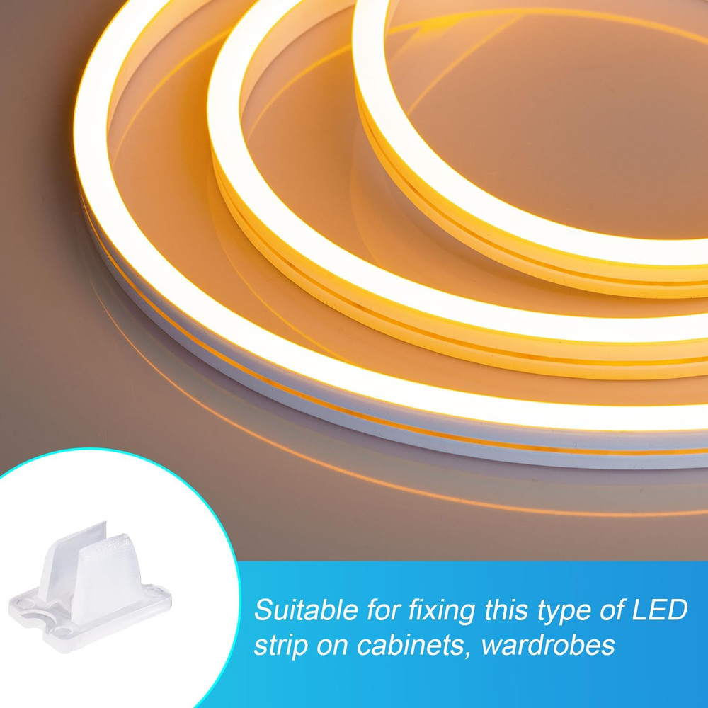 30Pcs Led Light Clips, Led Strip Light Clips Led Strip Light Holder Mounting Cli