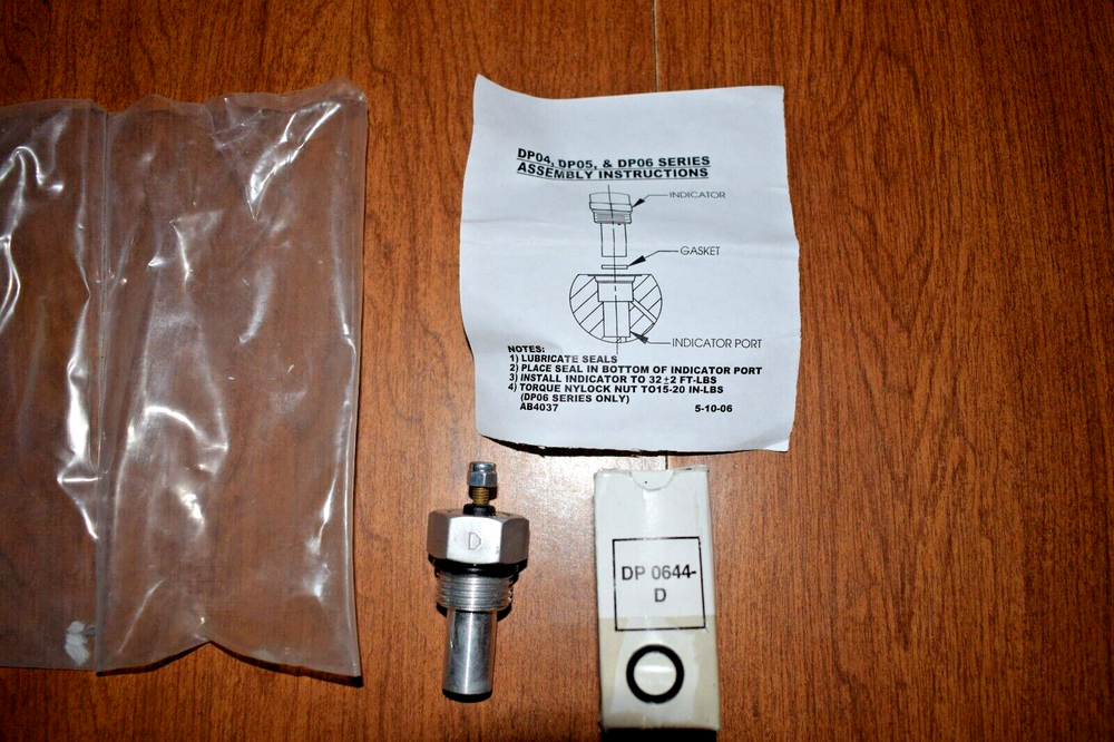 1 pc, Filter Indicator, Zinga DP 0644-D, DP06, DP-06, New