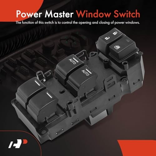 Master Power Window Switch Compatible with Honda Pilot 2011, FWD, Replace#