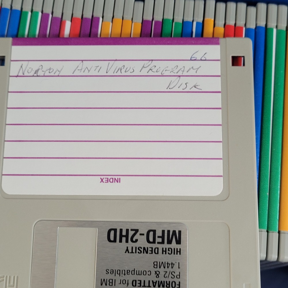 43 Verbatim Datalife MF 2HD IBM Format Discs