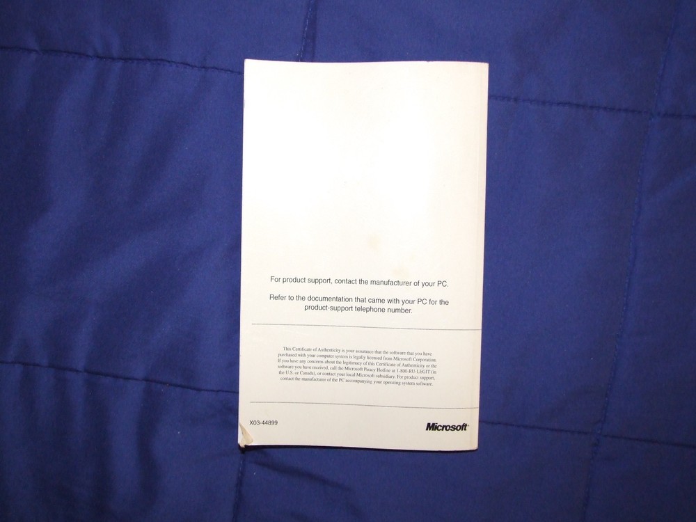 windows 95 book oem from 1995 computer