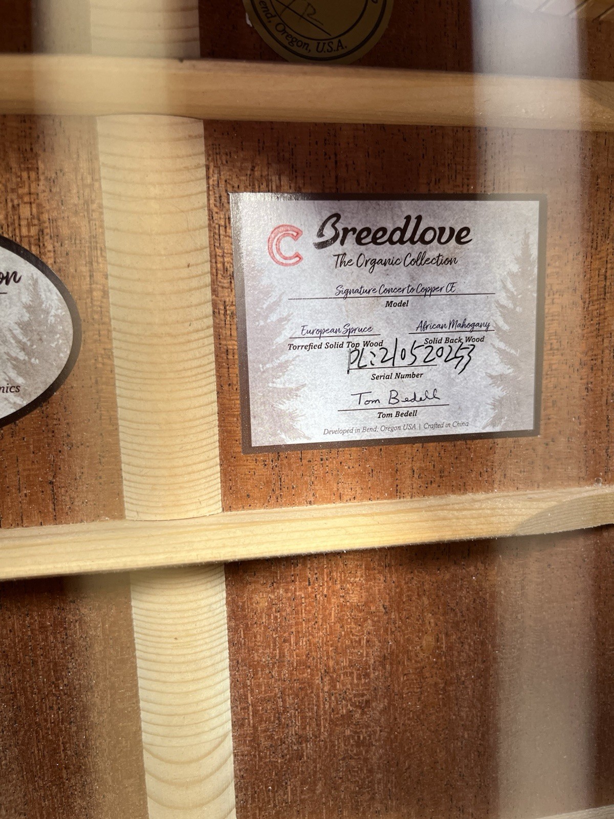 Breedlove concerto copper CE- all solid woods!