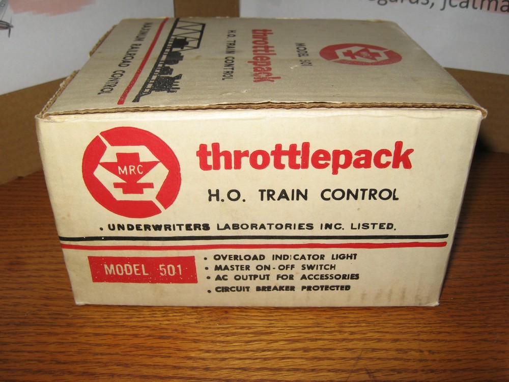 MRC Throttlepack Model 501 HO or N throttle DC controller transformer power pack