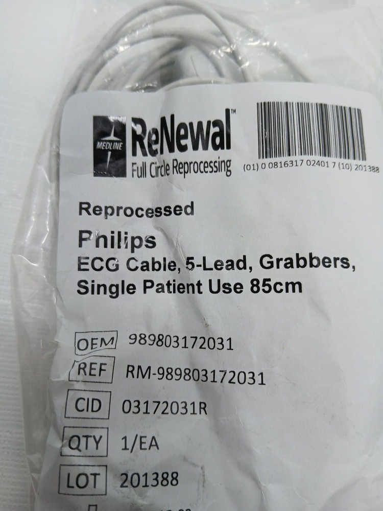 Reprocessed Philips Telemetry Lead Set OEM