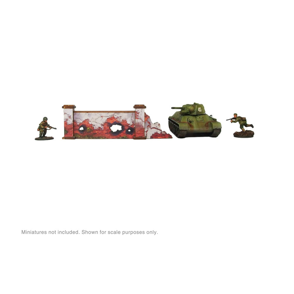 Micro Art Studio WW2 Ostfront Stalingrad: Walls High Prepainted