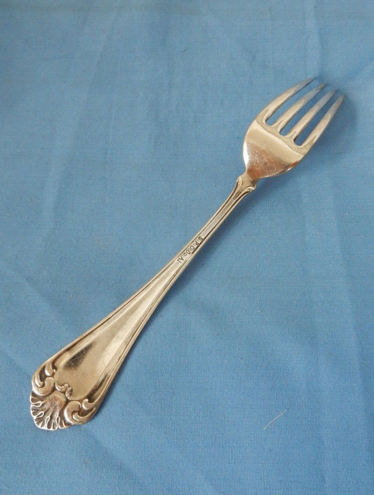 C Rogers International Silver Silverplate 1900 Eucla 7" Fork HTF