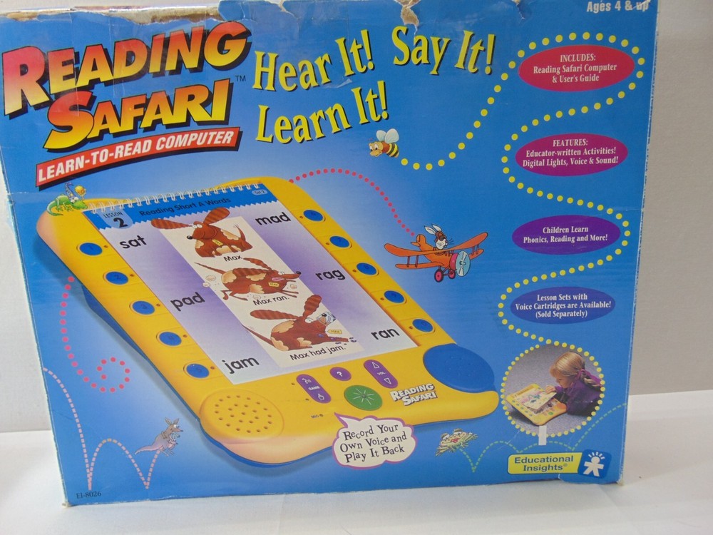 Educational Insights EI-8026 Reading Safari Learning Electronic Module In Box