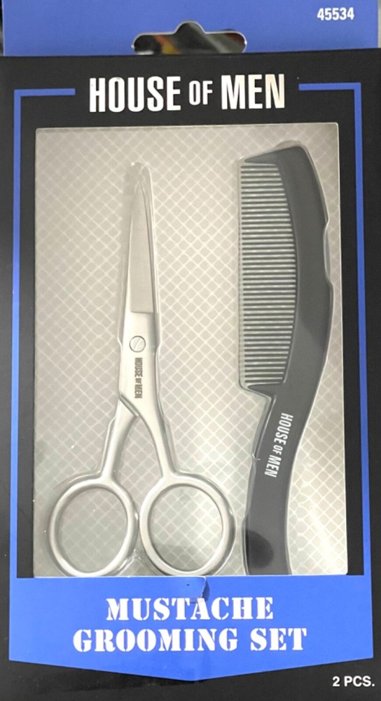 Mustache Grooming Set 2 pcs sealed
