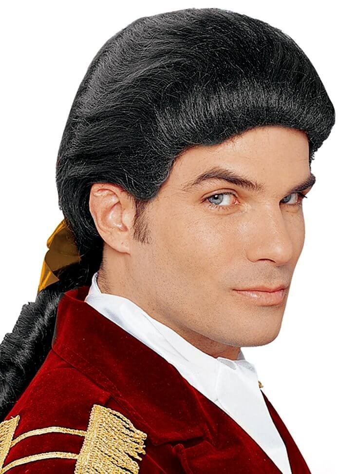 Wig Patriot Wig, Gaston Lumiere Colonial wig Duke Wig Gray, Black, or White wig