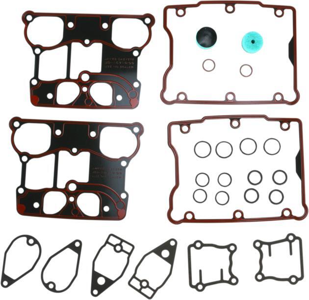 James Rocker Cover Gasket Kit RCM #JGI-17033-99 Harley Davidson