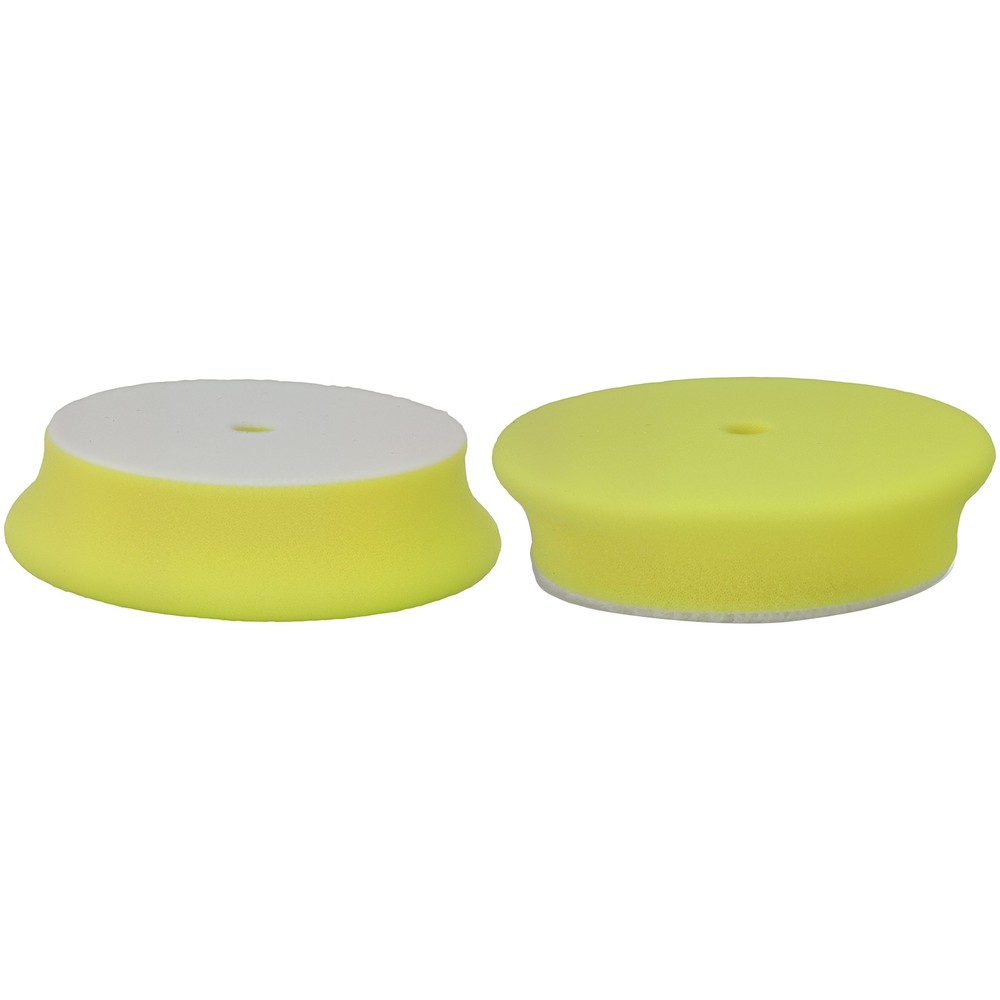 2 Pack 4 Inch Medium Foam Polishing Pads for 3" Backing Plate Buffer Tool