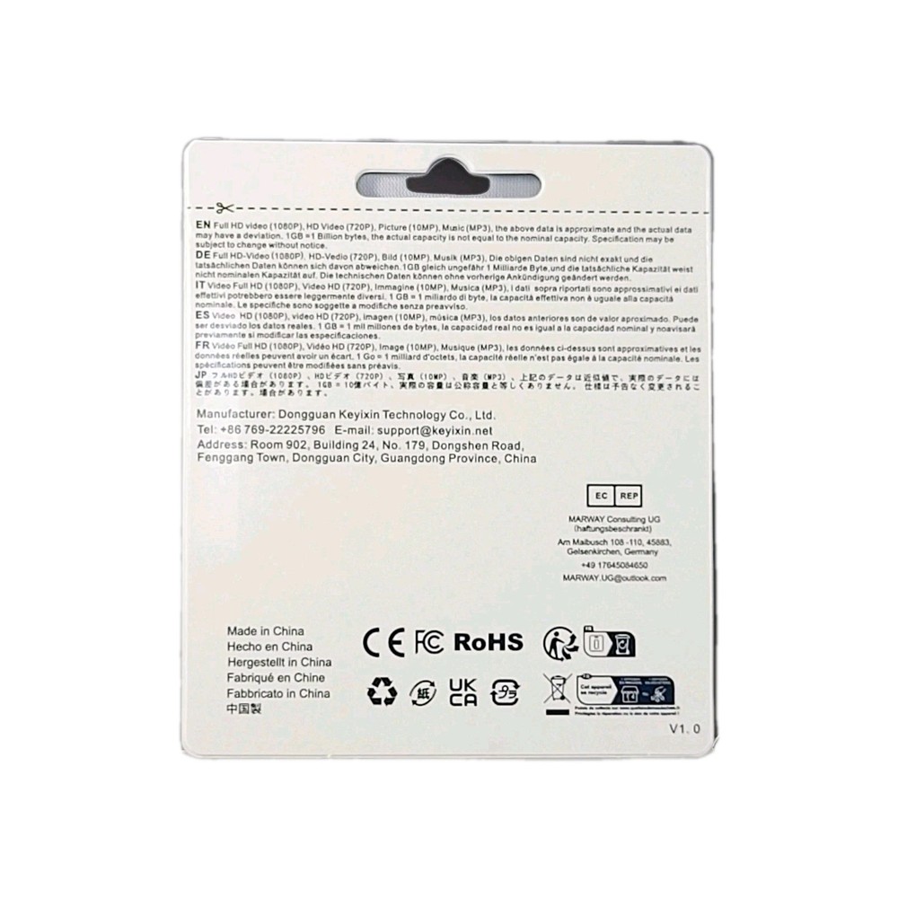 256MB 5-Pack Micro SD Cards Memory Card Secure Digital Flash Memory TF/SD Card