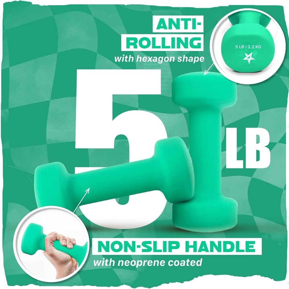 Wrist & Ankle Weights Pair 1lb -10lbs, Adjustable Strap for Walking, Jogging,...