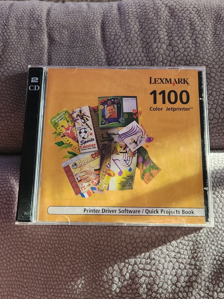 Lexmark 1100 Color Jetprinter & Draw 6 Print Studio Specia PC