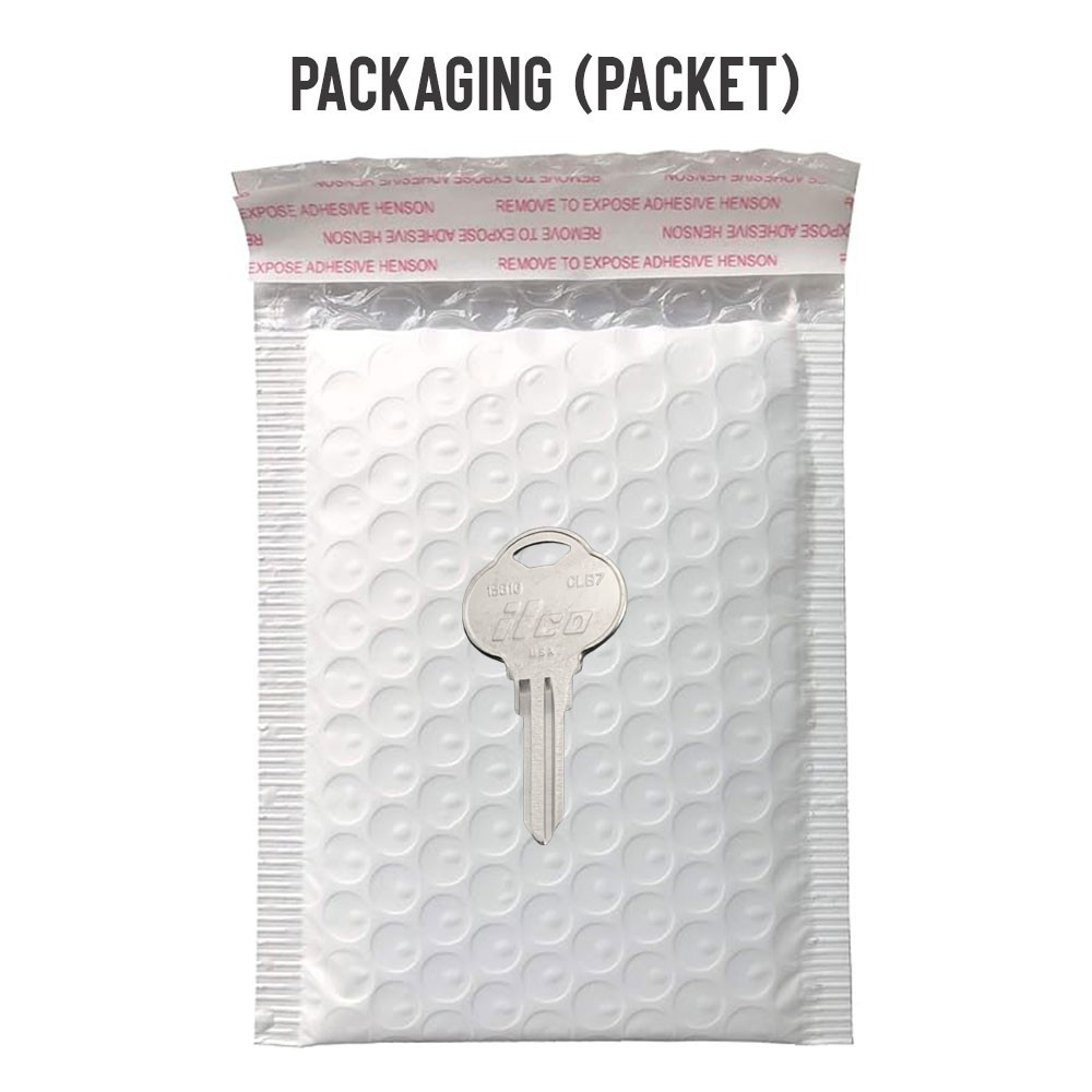 CLB7, 1581G Key Blank Nickel