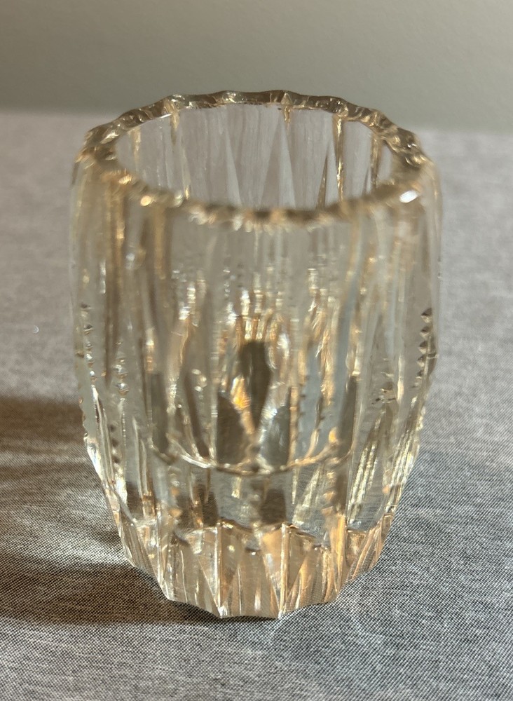 Antique Cut Glass Toothpick Holder