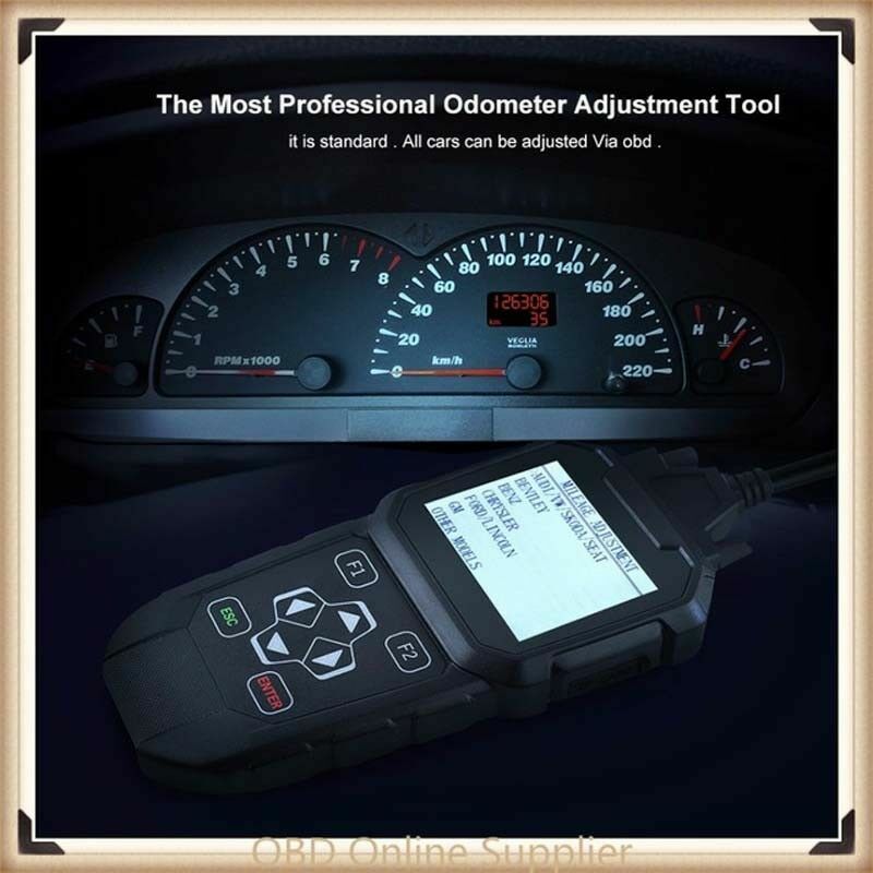 OBD2 Auto Mileage Odometer Correction Adjustment Diagnostic Tool OBDPROG MT401