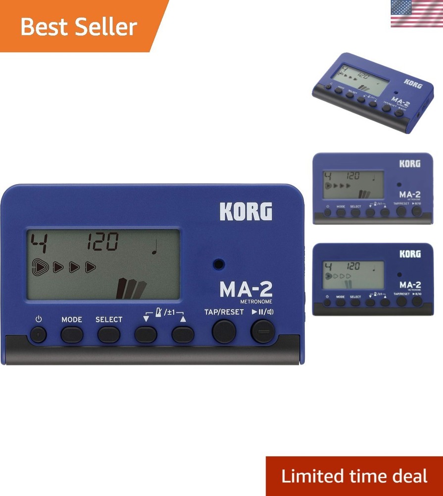 MA-2 Multi-Function Digital Metronome - Crisp Sound, Timer, & 400 Hours Life