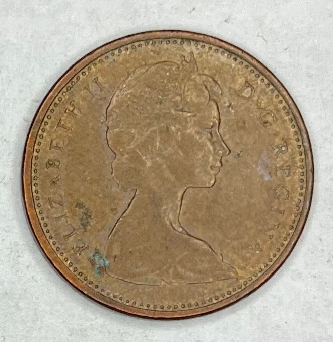 1972 Canada Maple Leaf Penny 1 Cent Coin