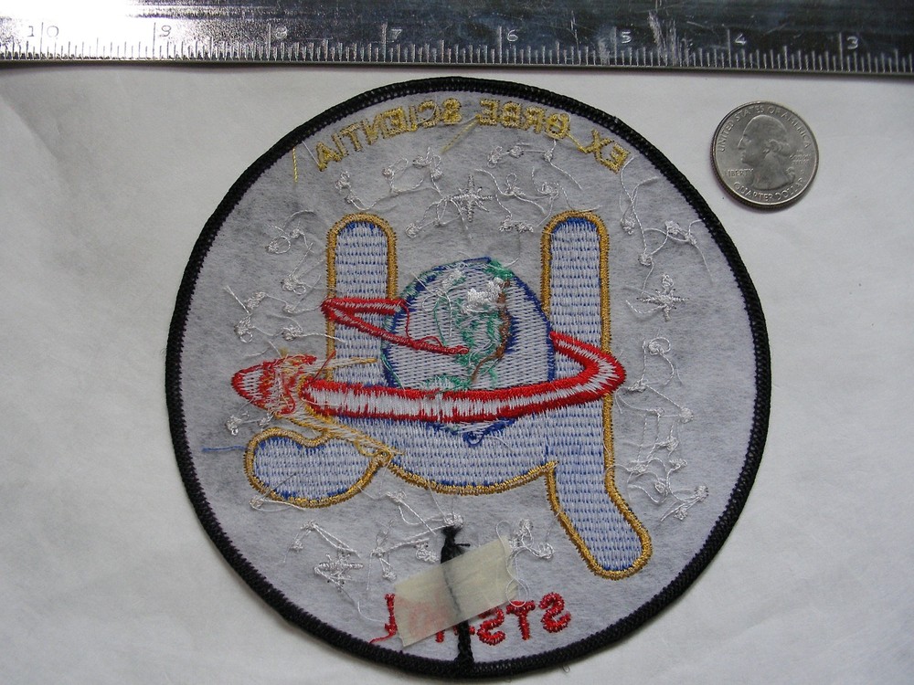 STS-107 Ex Orbe Scientia Patch NASA 5" Black Bordered Version Ug Science Space
