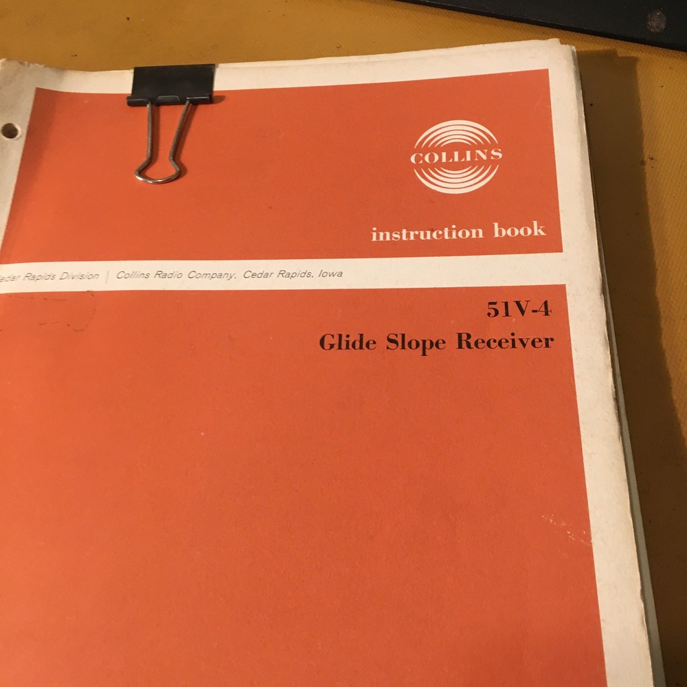 Collins 51V-4 Glideslope Overhaul Manual