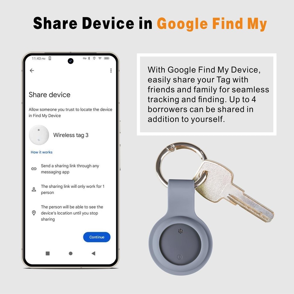 2026 Upgraded Android Air Tracker 4 Pack, Bluetooth Tracker for Android Phone...