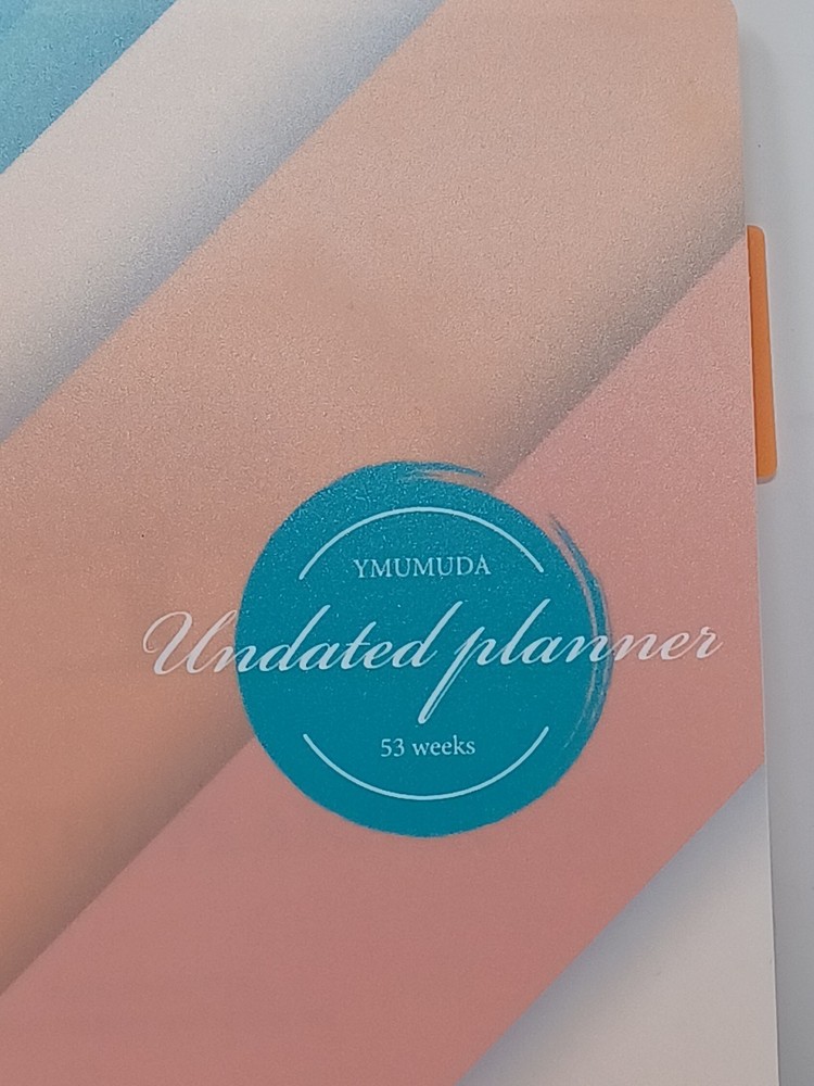 YMUMUDA UNDATED PLANNER WEEKLY MONTHLY 53 Weeks