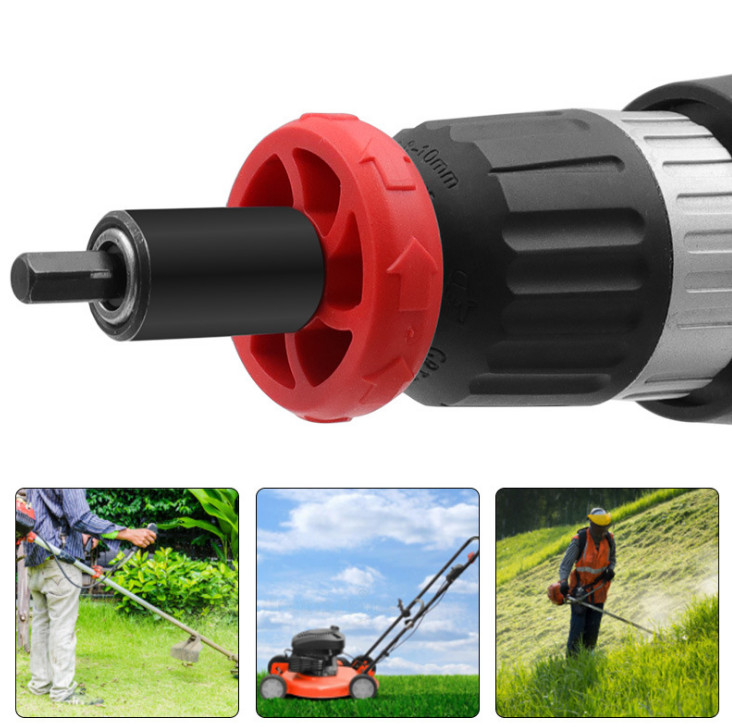 Electric Start Drill Bit Motor Mower Starter Electric Engine Drill Bit Adapter