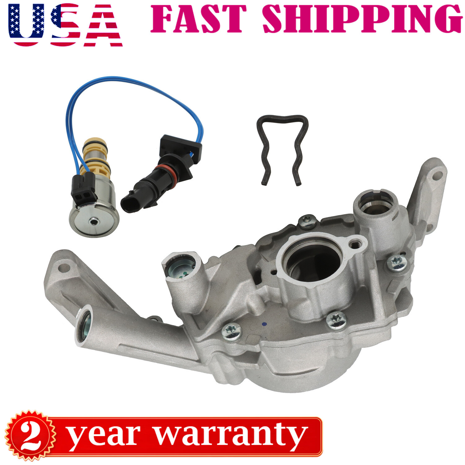 New Oil Pump & Solenoid Kit For 2011-2018 Dodge Chrysler Jeep 3.6L 68252670AB