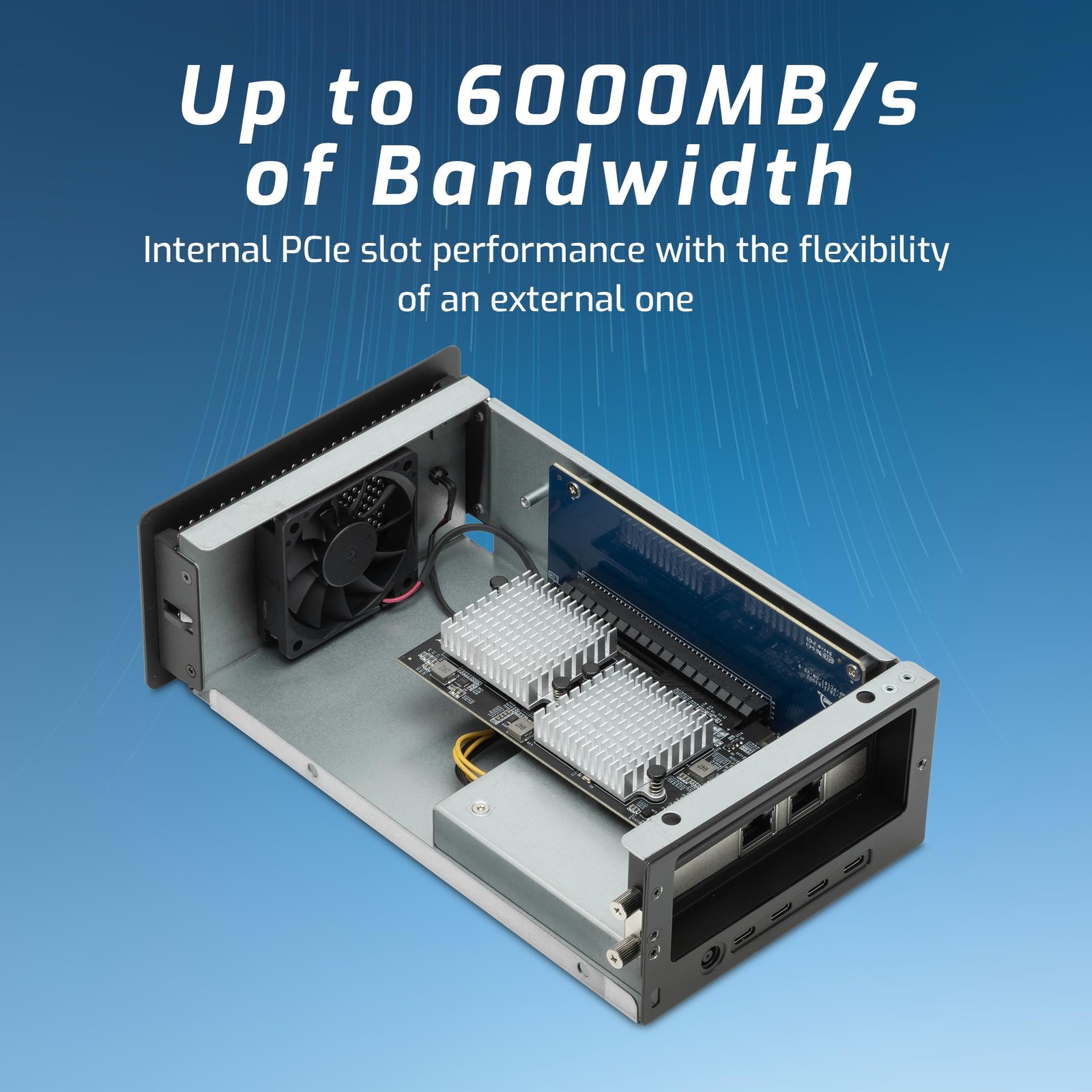 OWC Mercury Helios 5S Thunderbolt™ 5 External PCIe Expansion Solution