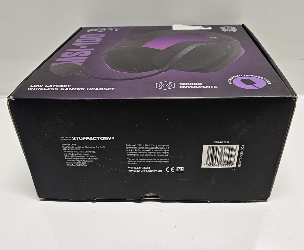 Beast MSI-100 Low Latency Wireless Gaming Headset / Untested