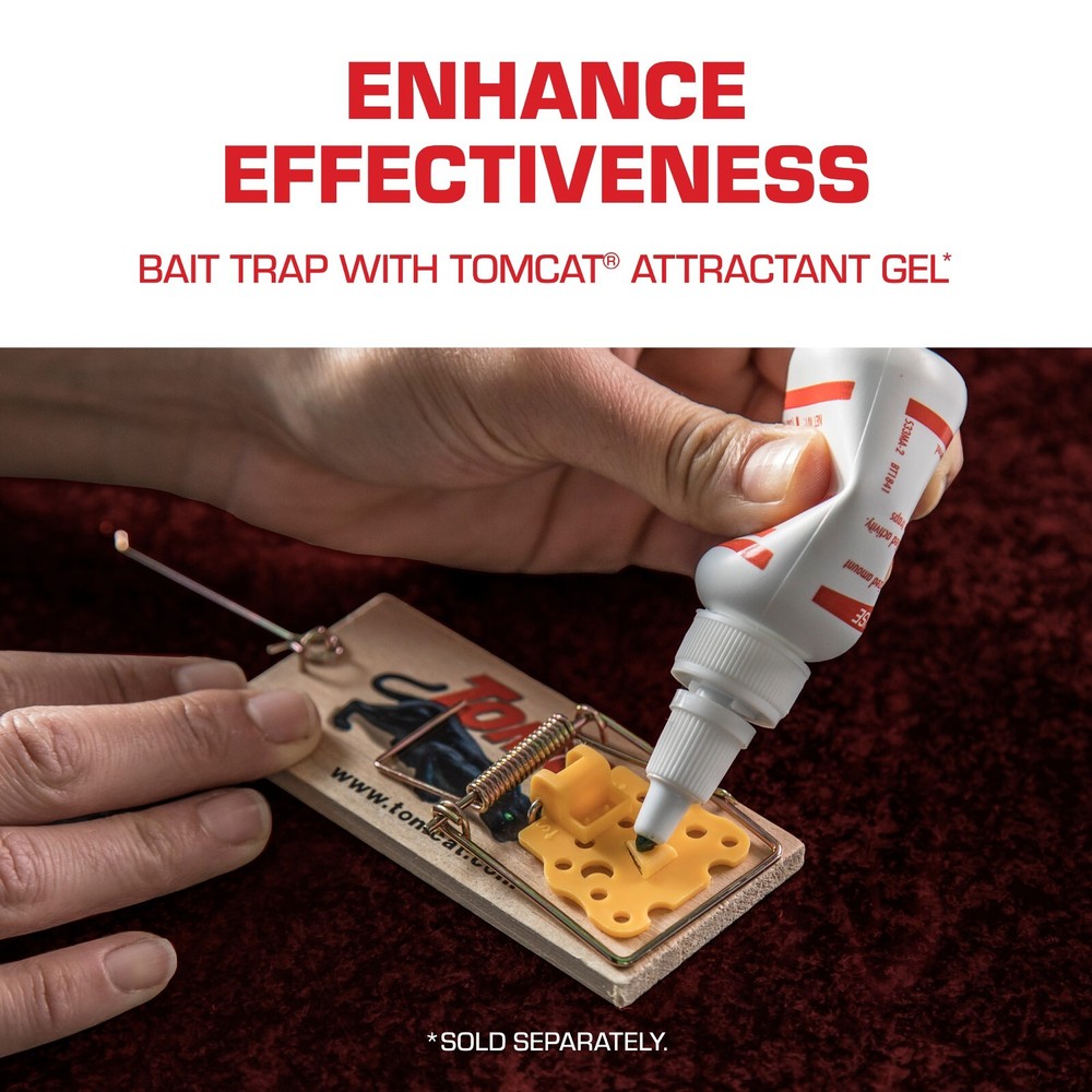 Tomcat Mouse Traps (Wooden) Bundle, 48 Traps