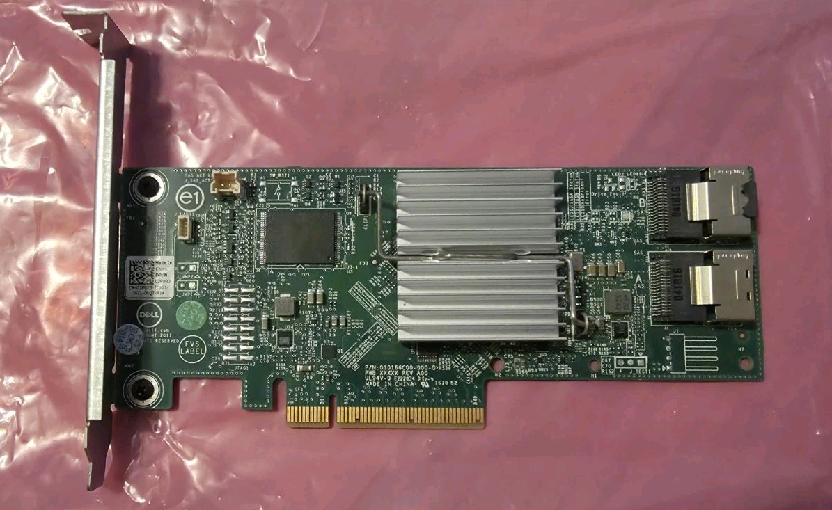 DELL H310 (LSI 9211-8i) IT MODE SAS 6Gb/s HBA SAS2008 ZFS UNRAID FREENAS TRUENAS