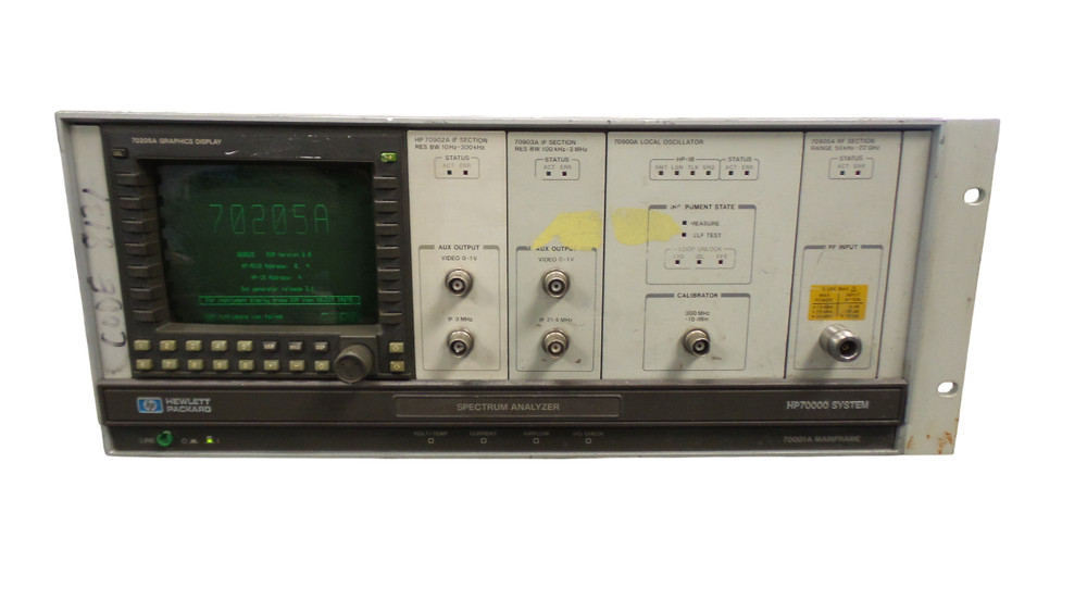 HP Graphics display 70205A SPECTRUM ANALYZER - Free Shipping